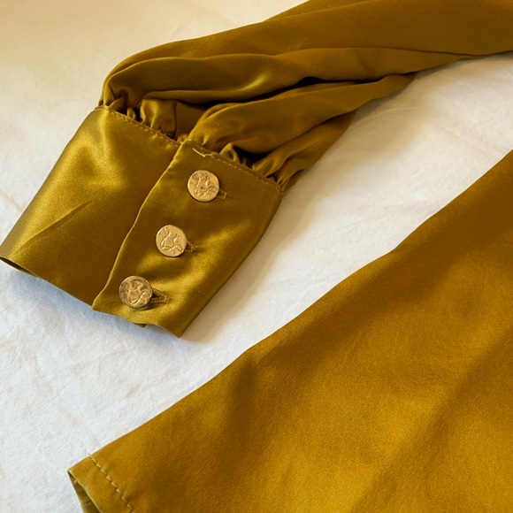 Leona One Shoulder Silk top - Picture 3 of 4